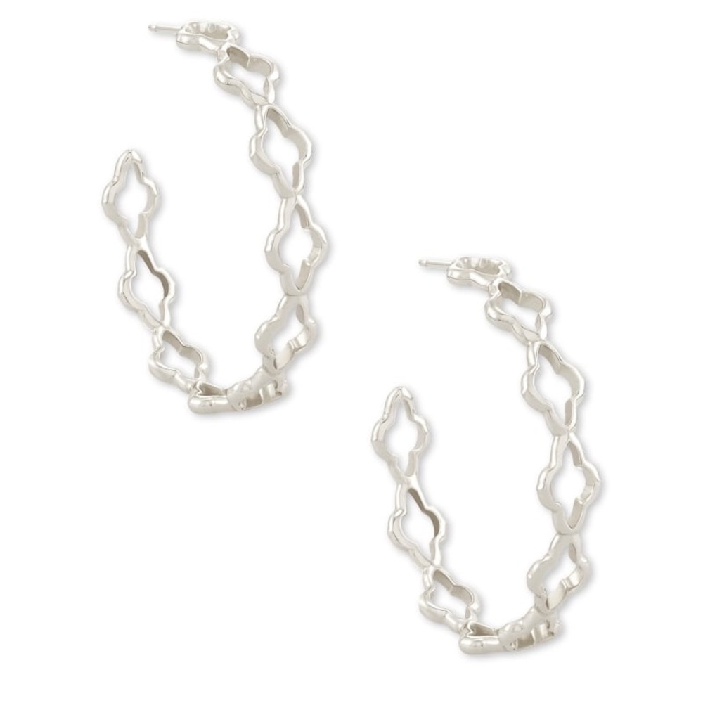 Kendra Scott Silver Geometric Earrings